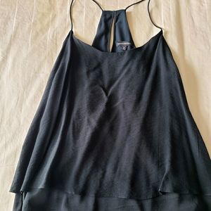 Banana republic chiffon and silk tank
